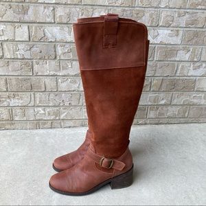 Lucky Brand Kailan Solid Knee-High Riding Boots Size 8.5 🌸